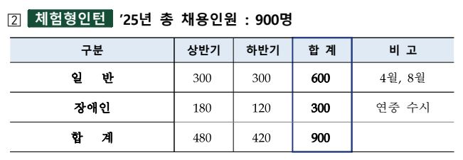 한전 인턴 2025