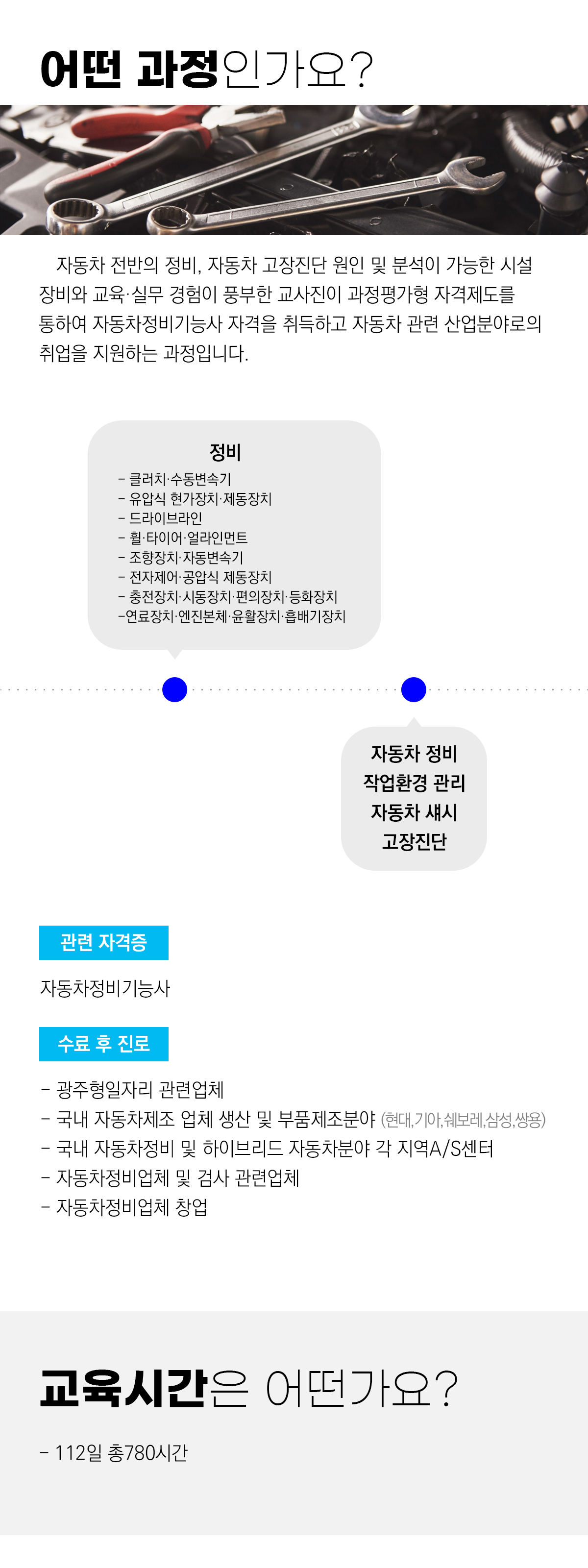 [과정평가형]자동차정비기능사 취득B