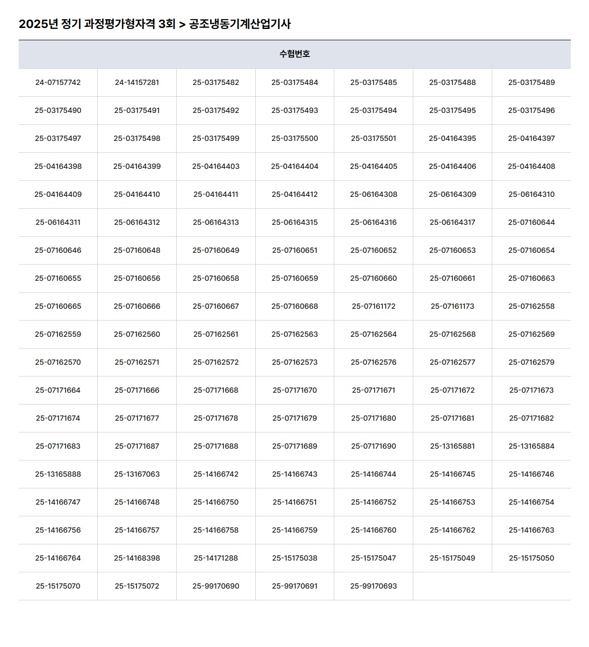 공조냉동기계산업기사 합격